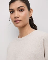 Long-Sleeve Crew-Neck Sweatshirt