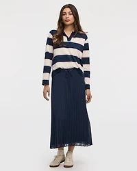 Pleated Midi Skirt