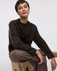 Long-Sleeve Crew-Neck PlushSoft Pullover