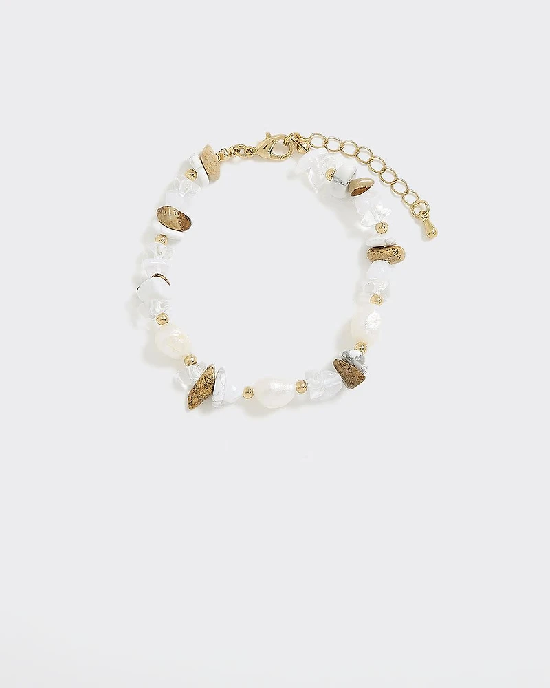 Bracelet with Stones and Pearls