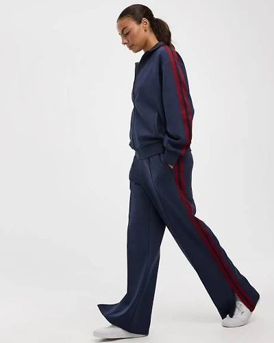 Wide-Leg Tracksuit Pant