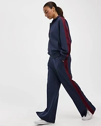 Wide-Leg Tracksuit Pant