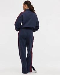 Wide-Leg Tracksuit Pant