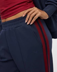 Wide-Leg Tracksuit Pant