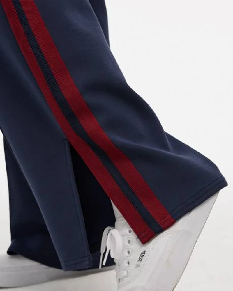 Wide-Leg Tracksuit Pant