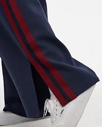 Wide-Leg Tracksuit Pant