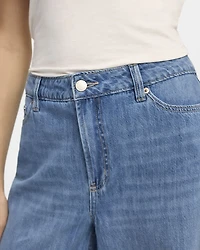 Wide-Leg High-Rise Jean