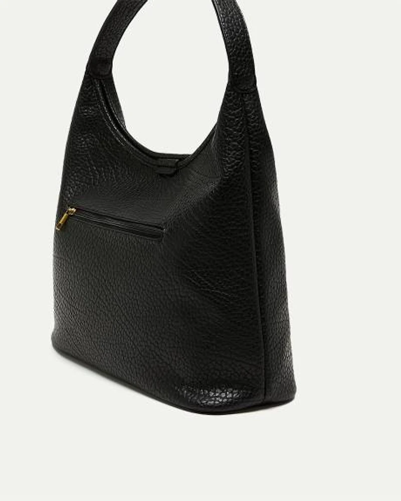 Oversized Faux-Leather Tote Bag