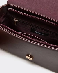 Faux Leather Crossbody Bag