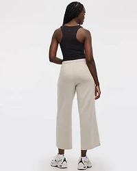 Cropped Wide-Leg Pants