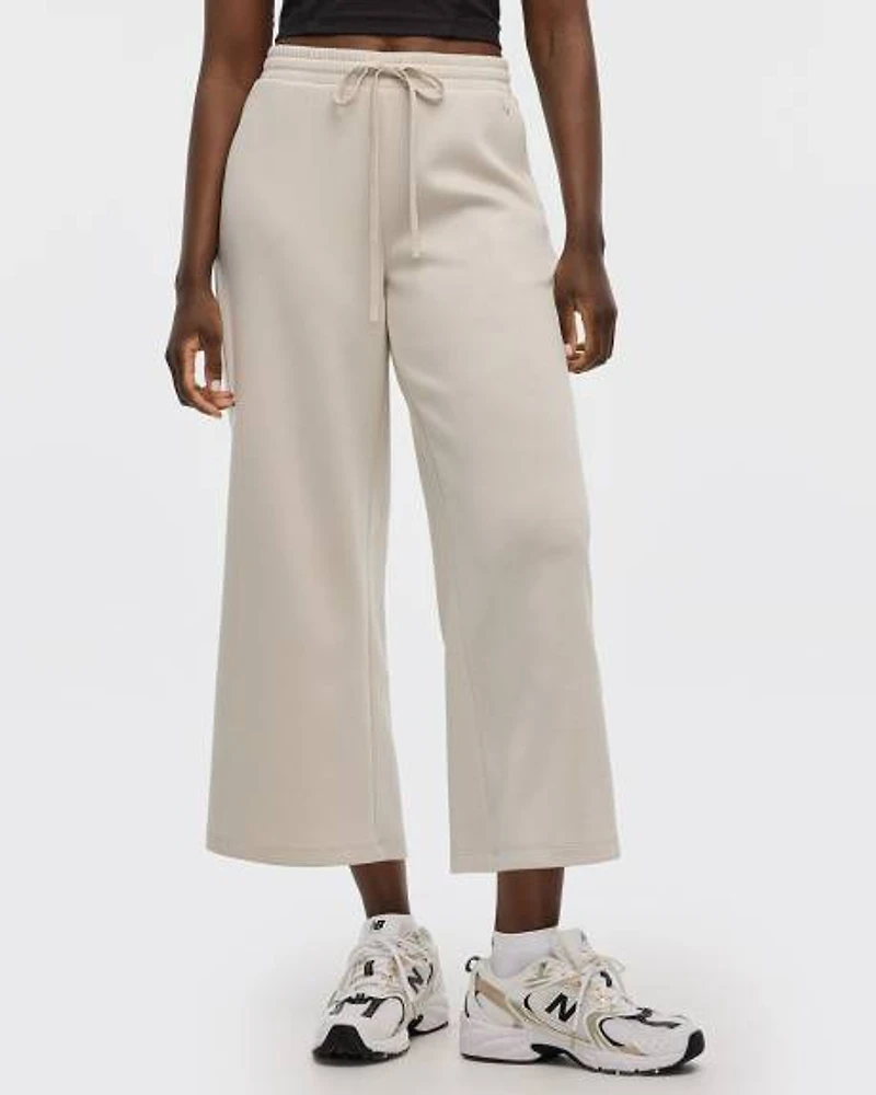 Cropped Wide-Leg Pants
