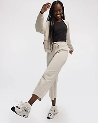 Cropped Wide-Leg Pants