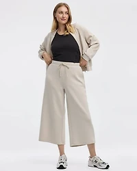 Cropped Wide-Leg Pants