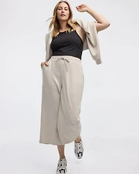 Cropped Wide-Leg Pants