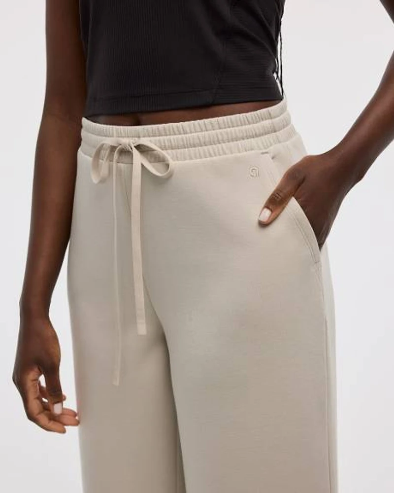 Cropped Wide-Leg Pants