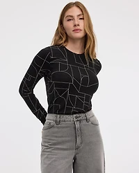 Long-Sleeve Crew-Neck Tee