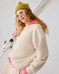 Pull à capuchon en tissu polaire