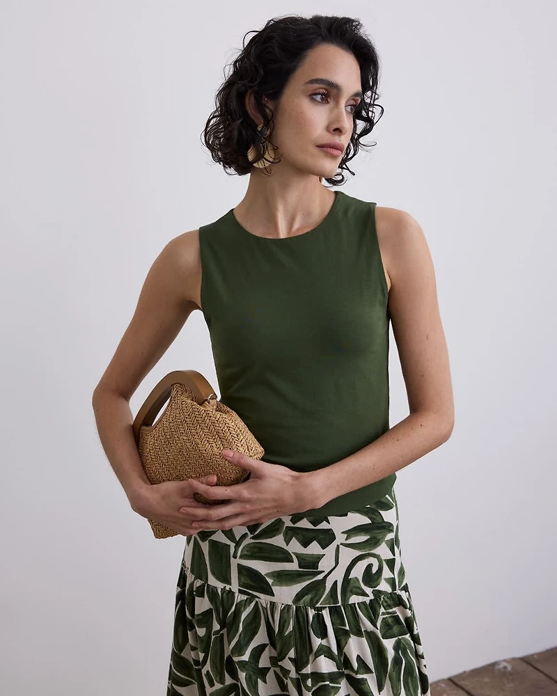 Camisole à col rond