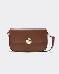 Faux Leather Crossbody Bag