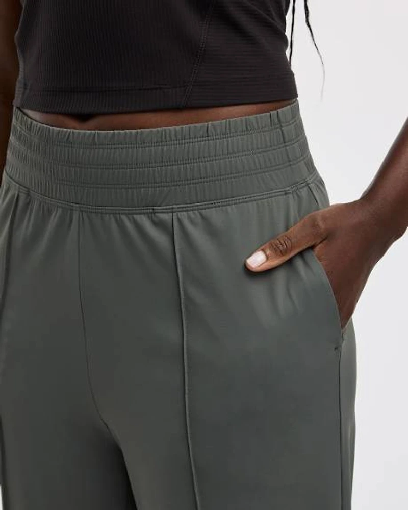 Wide-Leg Track Pant