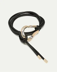 Ceinture corde en faux cuir