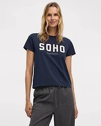 T-shirt graphique à col rond