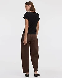V-Neck Ribbed T-Shirt