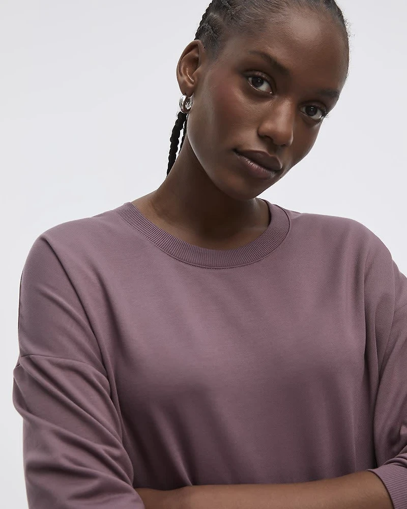 Pull à manches longues et col rond