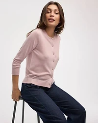 Crew-Neck Cardigan