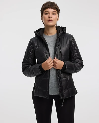 Mix-Media Quilted Jacket