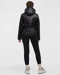 Mix-Media Quilted Jacket