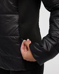Mix-Media Quilted Jacket