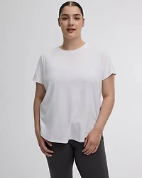 T-shirt à col rond et manches courtes