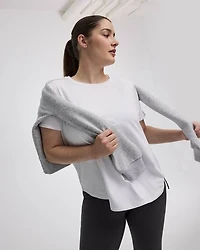 T-shirt à col rond et manches courtes
