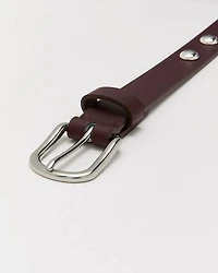 Ceinture en faux cuir à clous