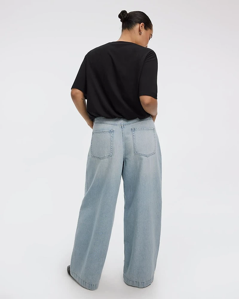 Wide-Leg High-Rise Jean