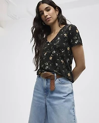 T-shirt à col V