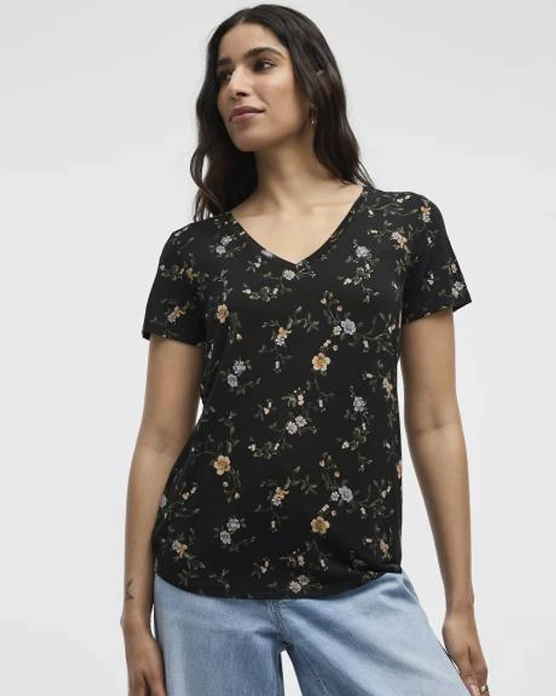 T-shirt à col V