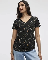T-shirt à col V