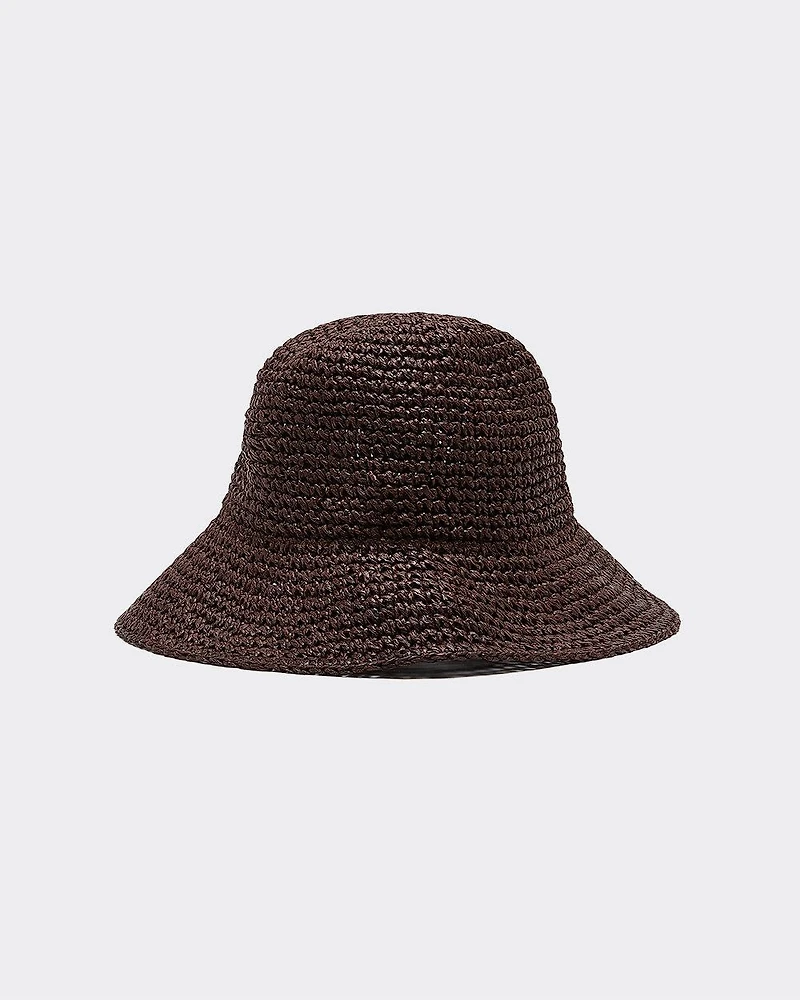 Straw Bucket Hat