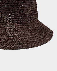 Straw Bucket Hat