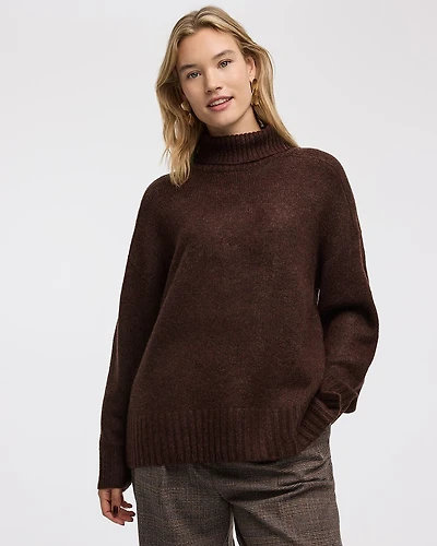 Long-Sleeve Turtleneck Pullover