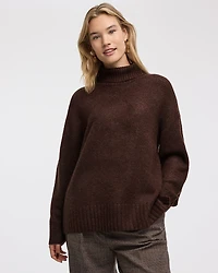 Long-Sleeve Turtleneck Pullover