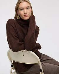 Long-Sleeve Turtleneck Pullover