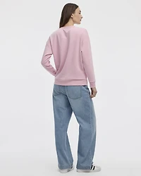 Long-Sleeve Crew-Neck Sweatshirt