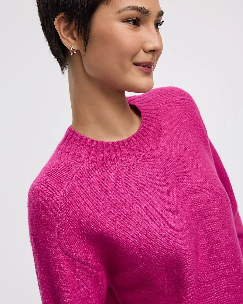 Long-Sleeve Crew-Neck PlushSoft Pullover