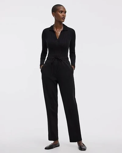 Tapered-Leg High-Rise Pants