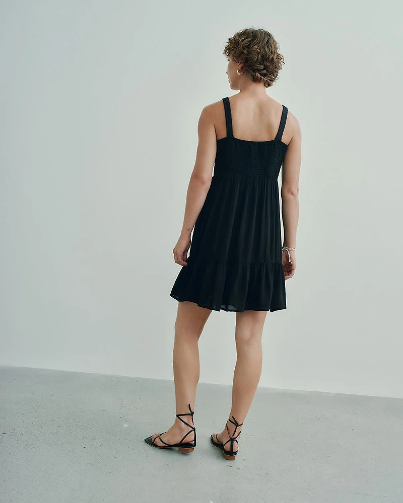 Sleeveless Fit-and-Flare Dress -Toni Fifi. X Reitmans