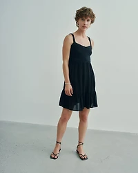 Sleeveless Fit-and-Flare Dress -Toni Fifi. X Reitmans