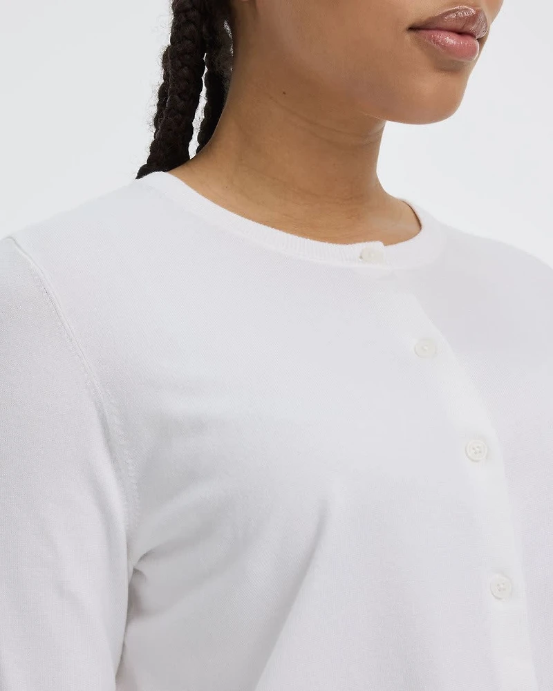 Cardigan à col rond